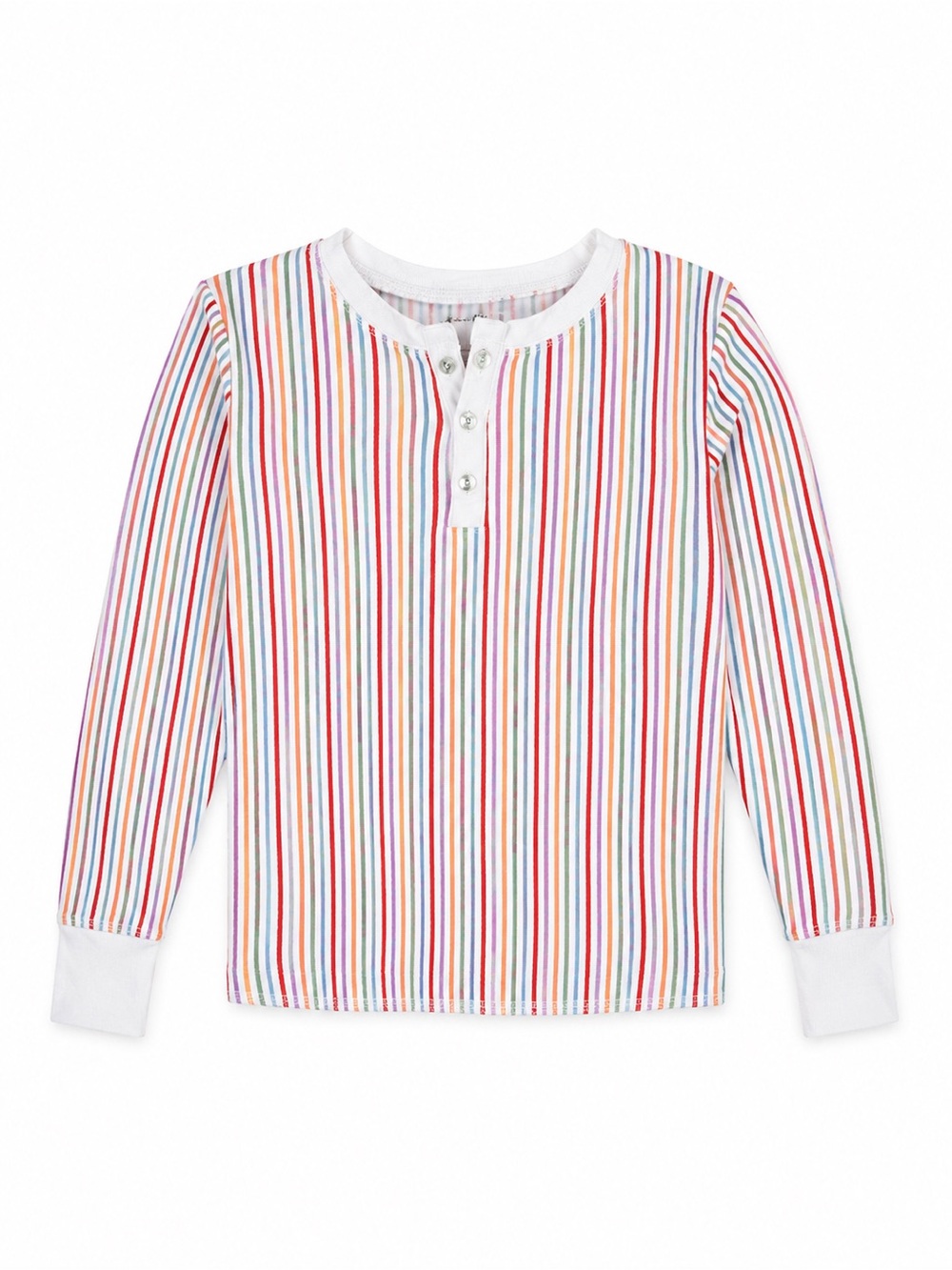 Roller Rabbit Rainbow Stripe Henley Top Size 6 Kids